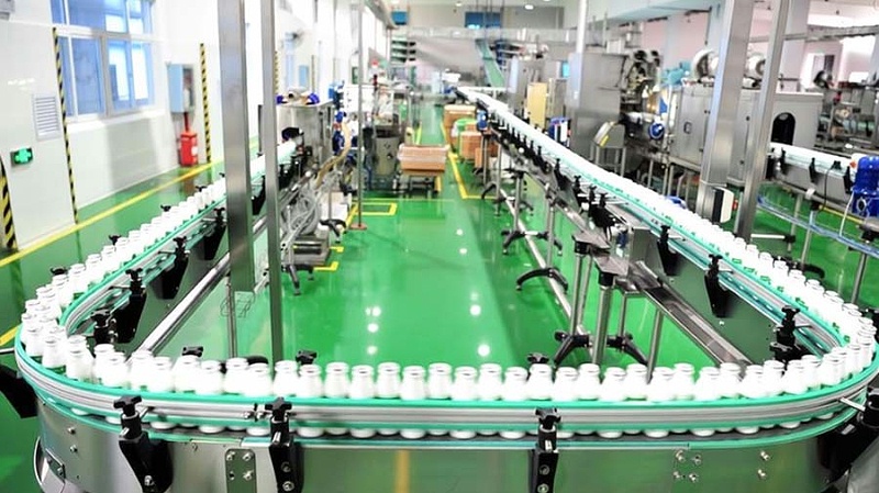 饮料工厂车间选用高性能水性聚氨酯砂浆地坪漆