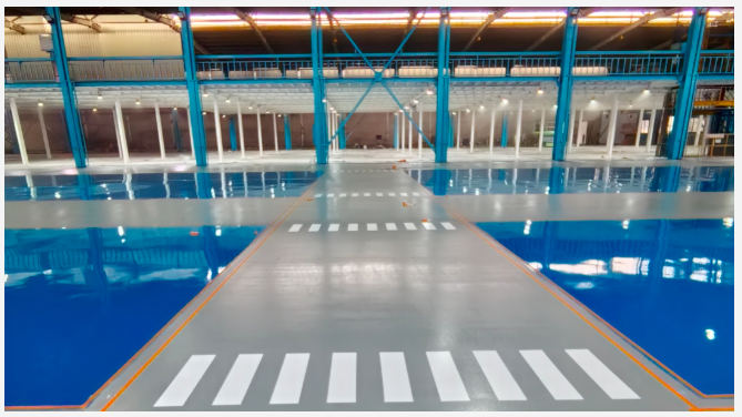 地卫士砂浆型超耐磨环氧地坪漆完工图