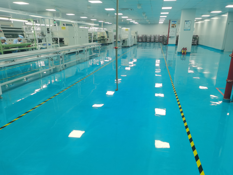 地卫士地坪｜防静电地坪车间完工实拍
