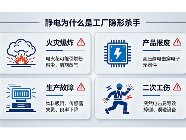 工厂静电隐患有多可怕？电子厂防静电地坪排静电原理详解